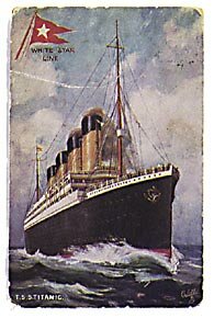 The Titanic - White Star Line Poster